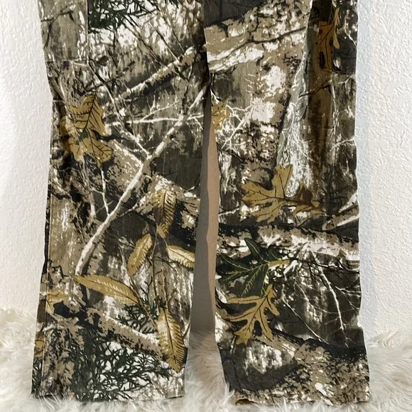 SHEIN Camouflage Cargo Denim Jeans Allover Print Tall Size Small - Picture 7 of 12